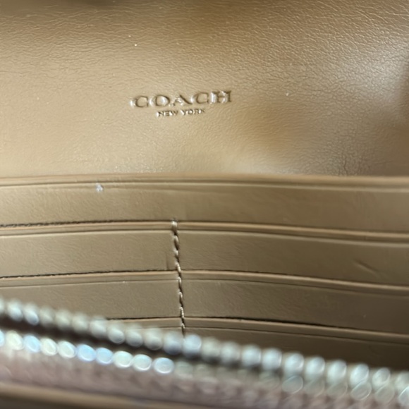 Coach Leather Long Wallet - Picture 7 of 8